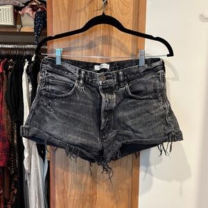Moussy Vintage Women's Black Denim Shorts